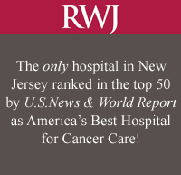 The only hospital in New Jersey ranked in the top 50 by U.S.News & World Report as America&rsquo;s Best Hospital for Cancer Care!